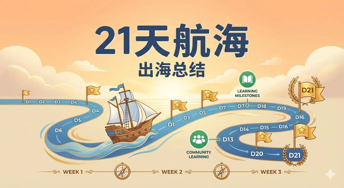 21-Day Navigation Summary: Reflections on Community, AI Programming, and the Path to Going Global